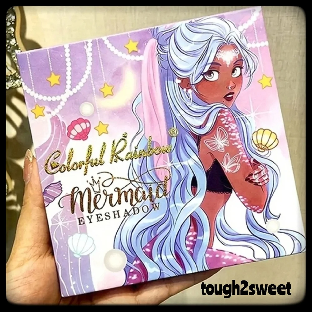 🆕️LAST 1🐙COLORFUL RAINBOW MERMAID 16 COLOR ULTRA PIGMENTED EYESHADOW PALETTE